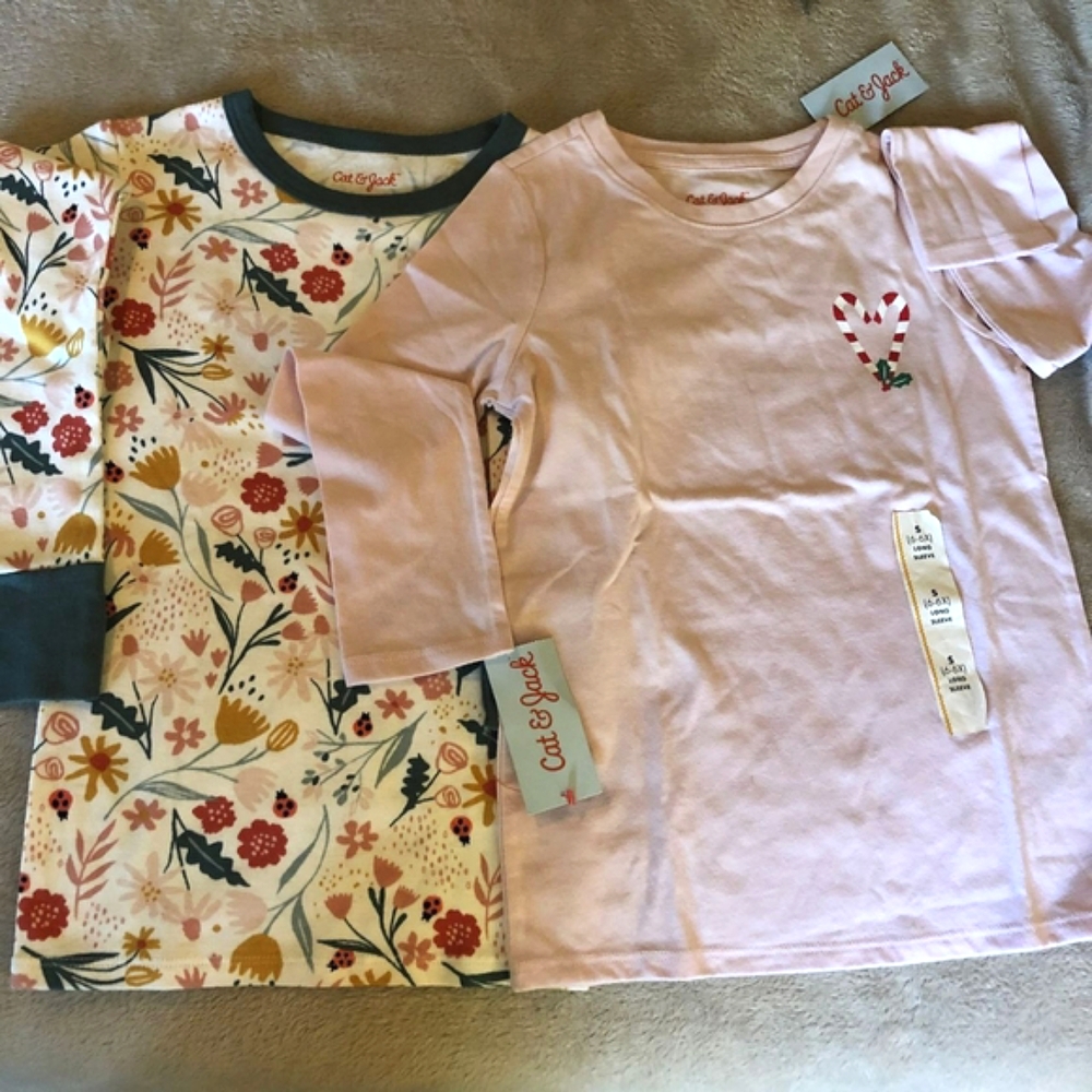 NWT Cat & Jack | Two Long Sleeve Tops Girls